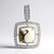Ciondolo in argento con Magnesite