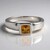 Anillo en plata con Citrino mandarina