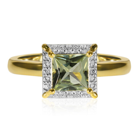 Anello in oro con Diasporo cangiante (Tenner Diniz)