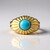 Anello in argento con Turchese Sleeping Beauty
