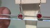 Pendientes en oro con Piedra del sol de Oregón