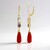 Orecchini in argento con Corniola (KM by Juwelo)