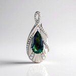 Pendentif en argent et Opale Mezezo (de Melo)