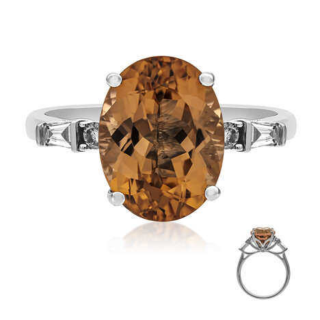 Anello in oro con Tormalina Neon del Congo (CIRARI)