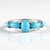 Anello in argento con Turchese Sleeping Beauty (Faszination Türkis)