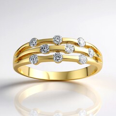 Anello in oro con Diamante SI1 (G) (Annette)