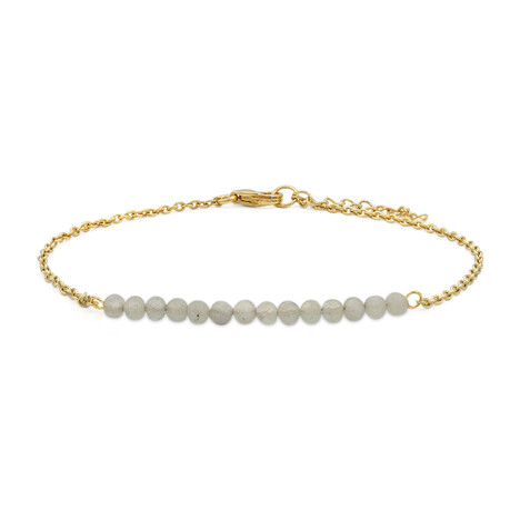 Bracciale in argento con Pietra di Luna Arcobaleno