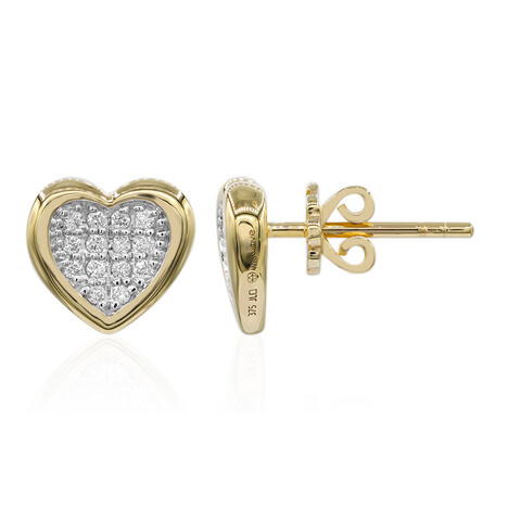 SI1 (G) Brillant-Goldohrringe (Annette)