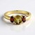 Anello in oro con Tanzanite Gialla (non riscaldata) (Adela Gold)