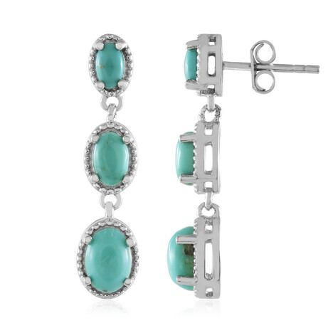 Campitos Turquoise Silver Earrings