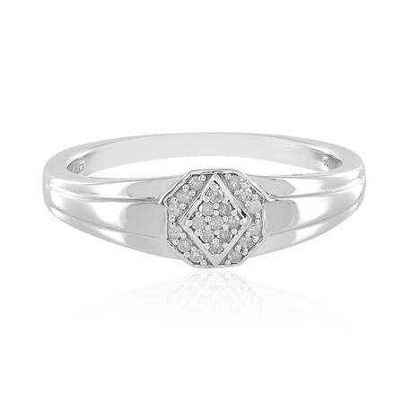 Bague en argent et Diamant I2 (I)