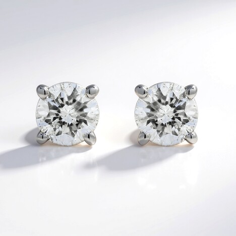 Orecchini in oro con Diamante SI2 (H) (CIRARI)