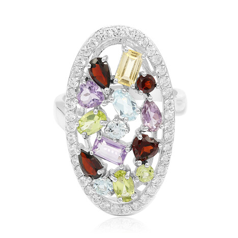 Anello in argento con Ametista