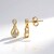 Orecchini in argento con Diamante I2 (I)