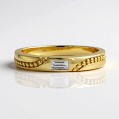 Anello in oro con Diamante SI1 (G) (Annette)