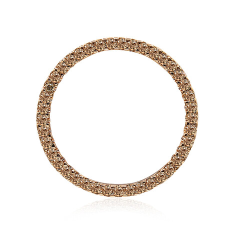 SI1 Argyle-Rose de France-Brillant-Goldanhänger (Annette)