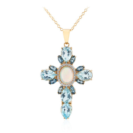 Welo-Opal-Silberhalskette