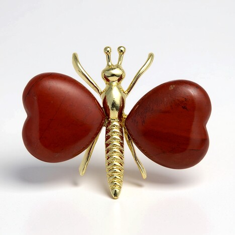 Figura in ottone con Diaspro Rosso