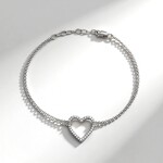 Bracciale in argento con Zircone