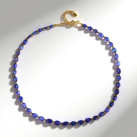 Collana in argento con Tanzanite