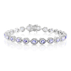 Tansanit-Silberarmband