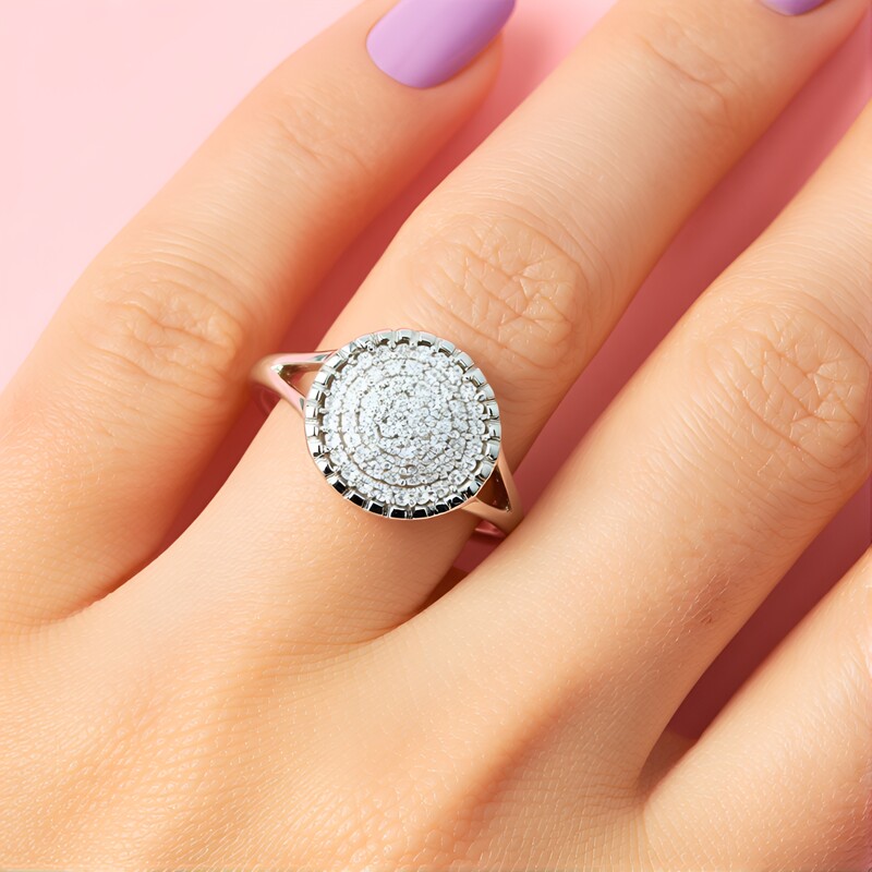 Anillo en plata con Zircón