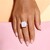 Glitzer-Achat-Silberring