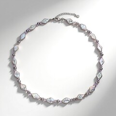 Collana in argento con Perla d'Acqua Dolce Bianca