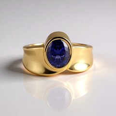 Anello in argento con Tanzanite