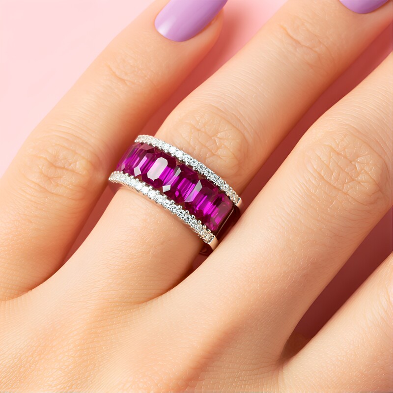 Bague en or et Rubis AAA du Mozambique (CIRARI)