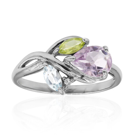 Edelstein-Silberring