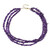 Zambian Amethyst Silver Necklace