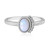 Australischer Opal-Silberring