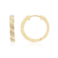 SI1 (G) Brillant-Goldohrringe (Annette)