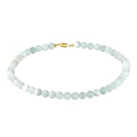 Aquamarine Silver Necklace