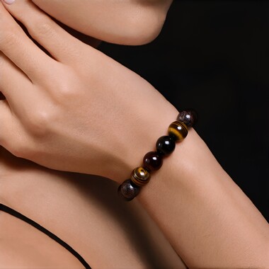 Armband met tijgerogen