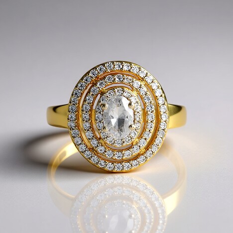 Anello in argento con Zircone