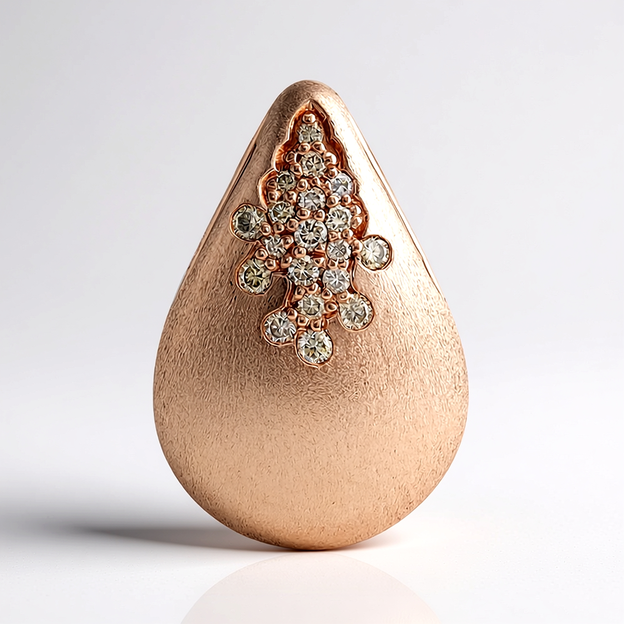 d'icilà Eveil de Rose ペンダント Argyle Rose Diamond Rose-Plated Silver Pendant
