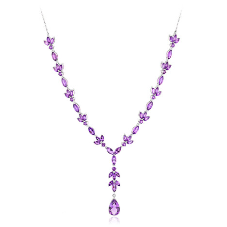 Amethyst-Silbercollier