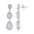 Zilveren oorbellen met Welo-opalen