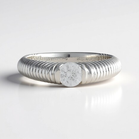 Anello in argento con Zircone (de Melo Essence)