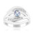 Unheated Lilac Tanzanite Silver Ring