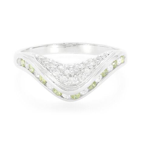 Demantoid-Silberring