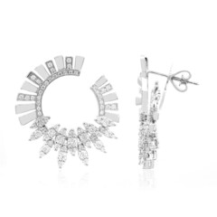 Gouden oorbellen met SI1 (H) Diamanten (Nara Jewelry)