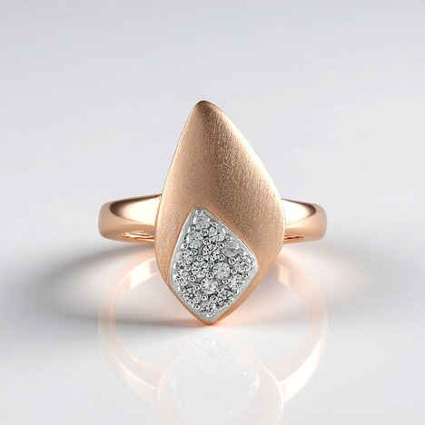 Bague en argent et Zircon (MONOSONO COLLECTION)