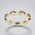 Anello in argento con Ametista Zambiana
