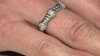 Zilveren ring met zirkonen