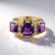 Anello in oro con Ametista Siberiana (Adela Gold)
