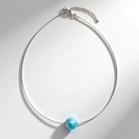 Collana in argento con Larimar
