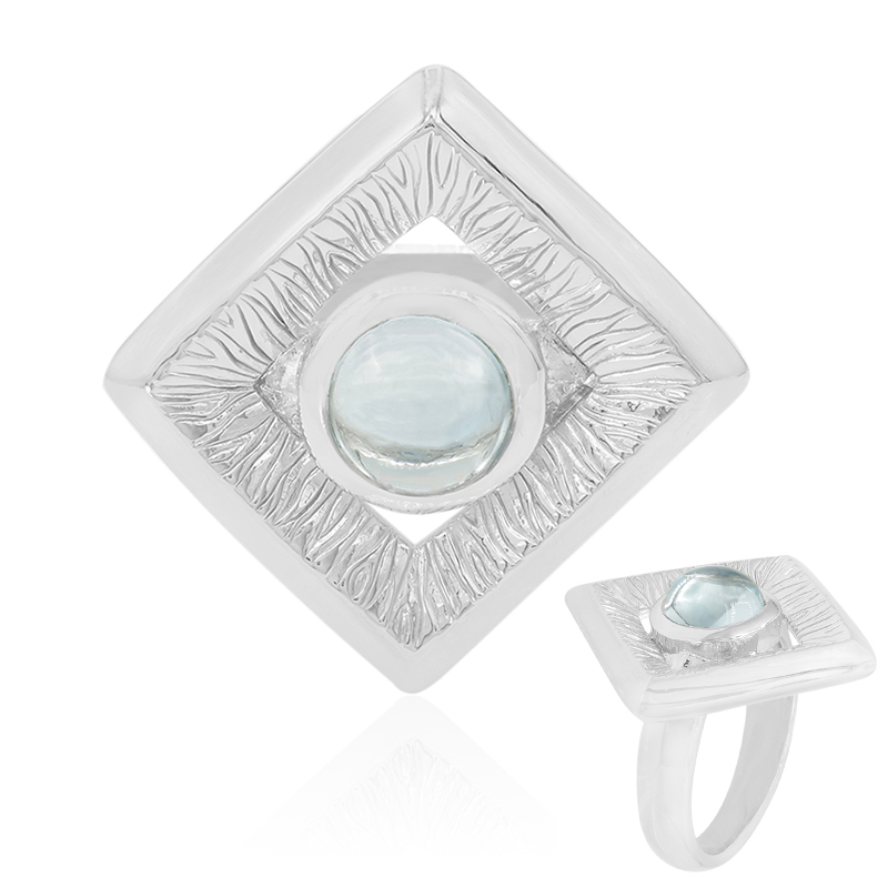 Anello in oro con spinello blu cobalto 2,47ct, Vietnam